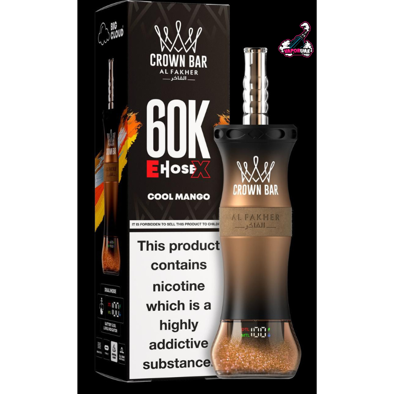 Al Fakher E Hose X 60000 Puffs Crown Bar Hookah
