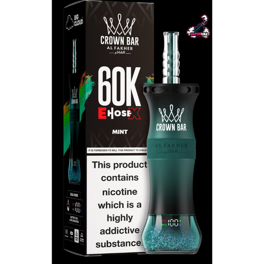 Al Fakher E Hose X 60000 Puffs Crown Bar Hookah