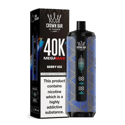 AL FAKHAR CROWN BAR MEGA MAX 40K PUFFS DISPOSABLE VAPE