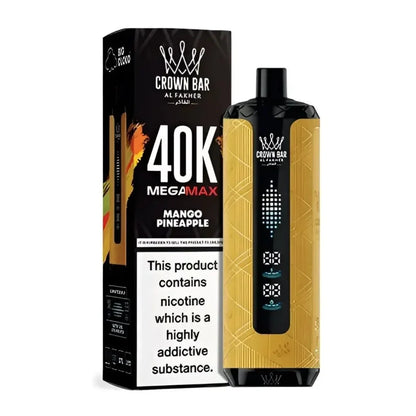 AL FAKHAR CROWN BAR MEGA MAX 40K PUFFS DISPOSABLE VAPE