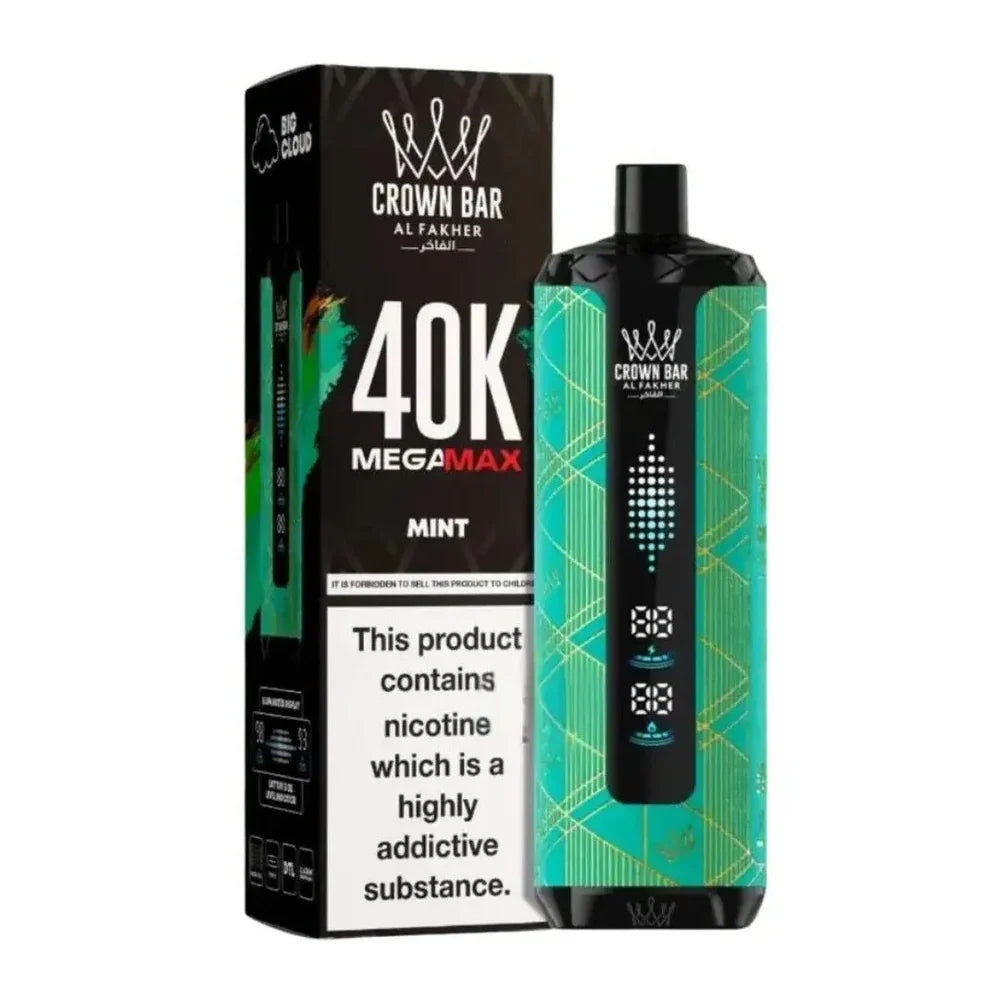 AL FAKHAR CROWN BAR MEGA MAX 40K PUFFS DISPOSABLE VAPE