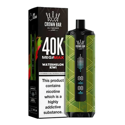 AL FAKHAR CROWN BAR MEGA MAX 40K PUFFS DISPOSABLE VAPE