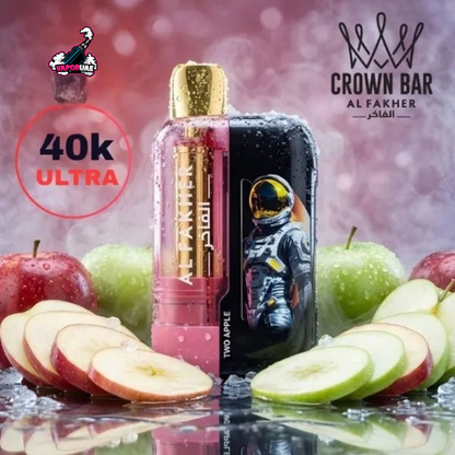 AL Fakher Crown Bar Ultra 40K | MTL 50MG & DTL 5MG