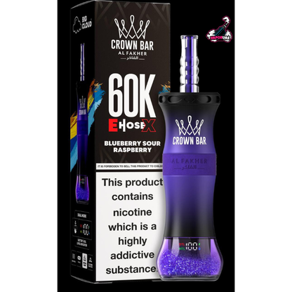 Al Fakher E Hose X 60000 Puffs Crown Bar Hookah