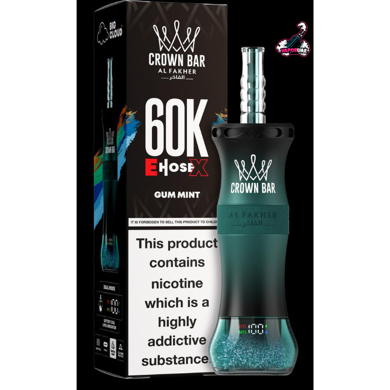 Al Fakher E Hose X 60000 Puffs Crown Bar Hookah