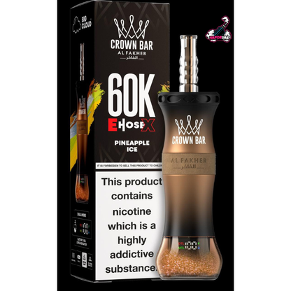 Al Fakher E Hose X 60000 Puffs Crown Bar Hookah