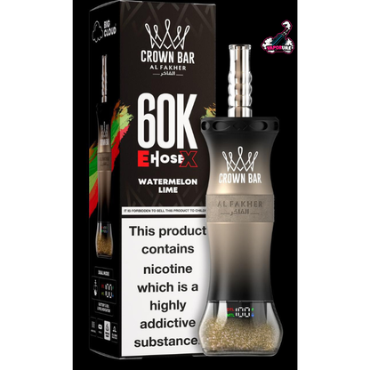 Al Fakher E Hose X 60000 Puffs Crown Bar Hookah