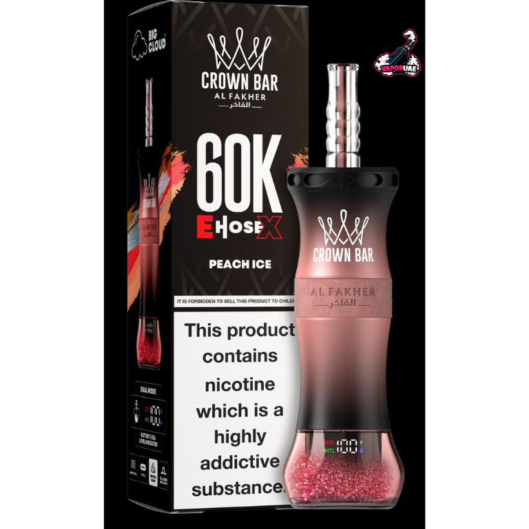 Al Fakher E Hose X 60000 Puffs Crown Bar Hookah