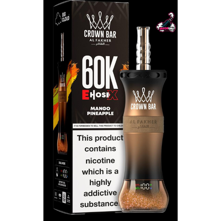Al Fakher E Hose X 60000 Puffs Crown Bar Hookah