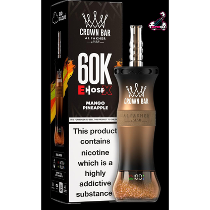 Al Fakher E Hose X 60000 Puffs Crown Bar Hookah