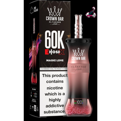 Al Fakher E Hose X 60000 Puffs Crown Bar Hookah