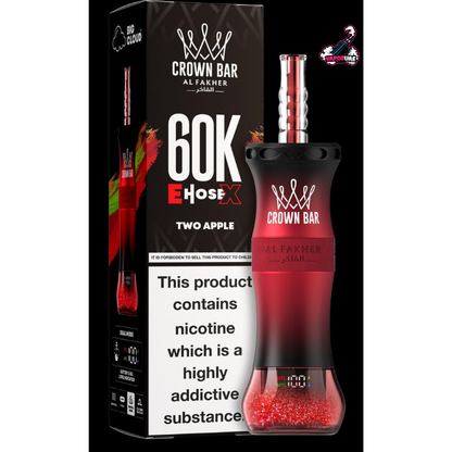 Al Fakher E Hose X 60000 Puffs Crown Bar Hookah