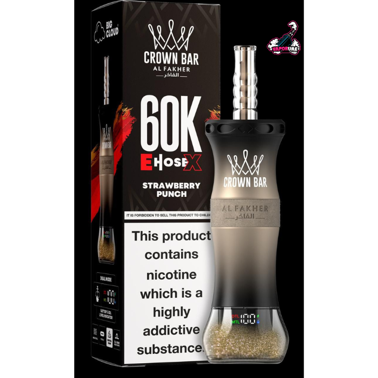 Al Fakher E Hose X 60000 Puffs Crown Bar Hookah