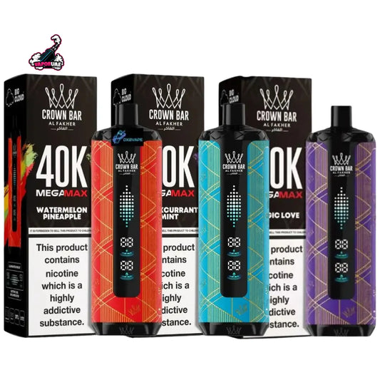 AL FAKHAR CROWN BAR MEGA MAX 40K PUFFS DISPOSABLE VAPE