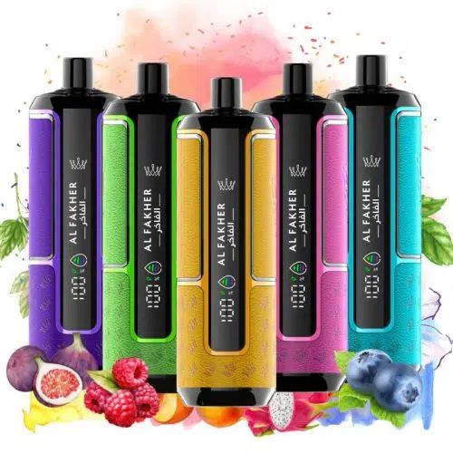 Al Fakher Crown Bar 15000 Puffs Disposable Vape Device All Flavors Chart