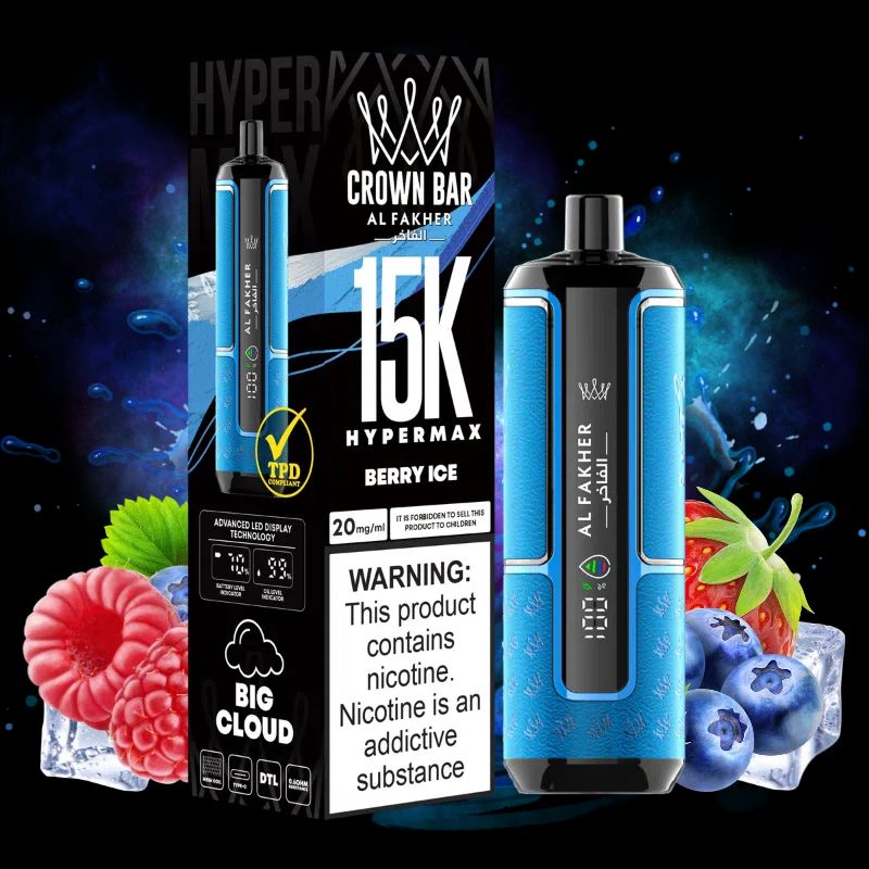 Alfakher 15k puffs Berry Ice