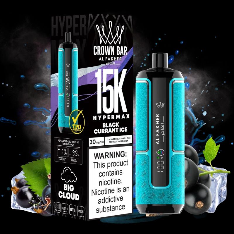 Alfakher 15k puffs Black Currant Ice