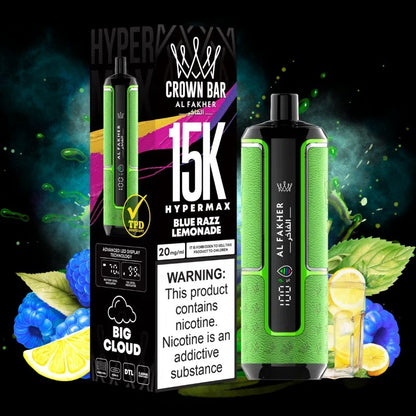 Alfakher 15k puffs Blue Razz Lemonade