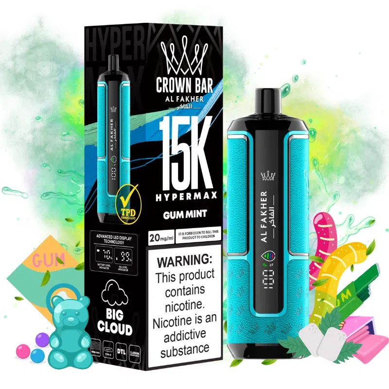 Alfakher 15k puffs Gum Mint