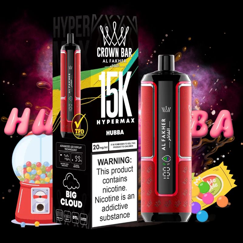 Alfakher 15k puffs Hubba