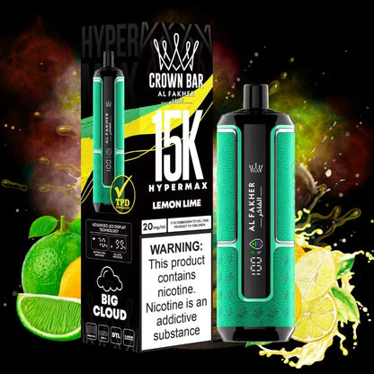 Alfakher 15k puffs Lemon Lime