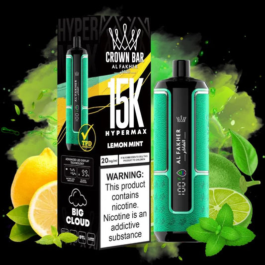 Alfakher 15k puffs Lemon Mint
