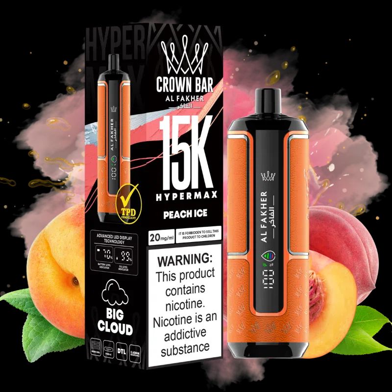 Alfakher 15k puffs Peach Ice