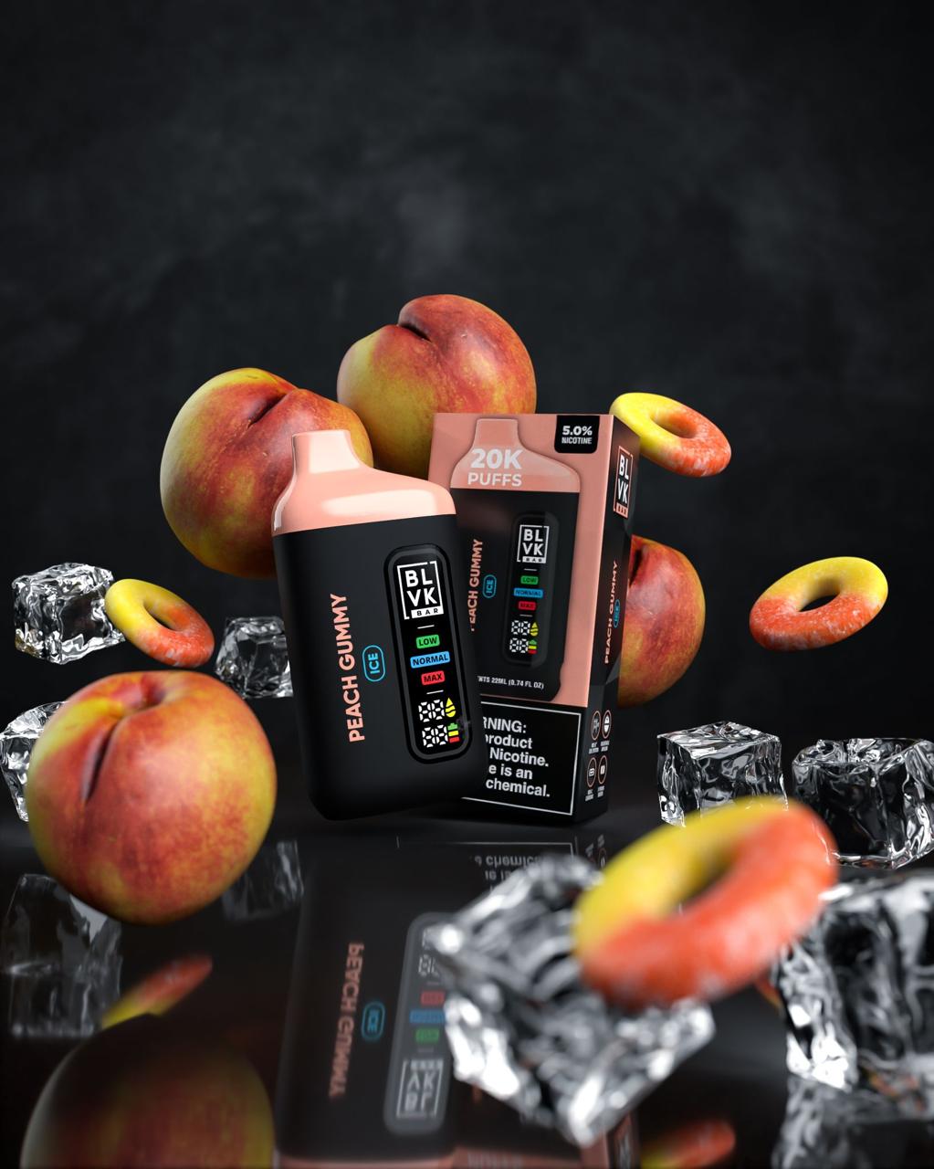 BLVK Peach Gummy