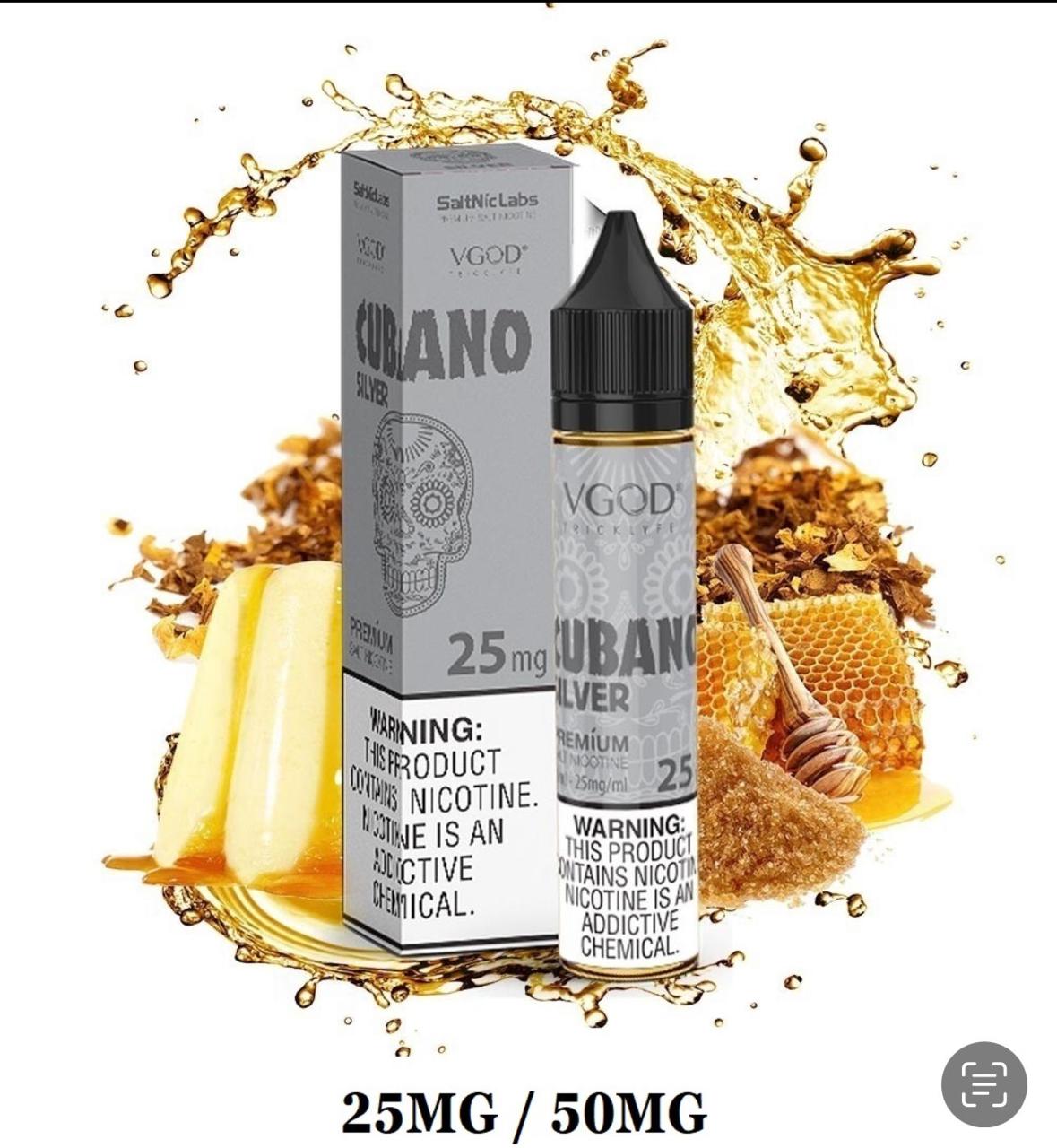 VGOD SaltNic e-liquids 25 mg and 50 mg