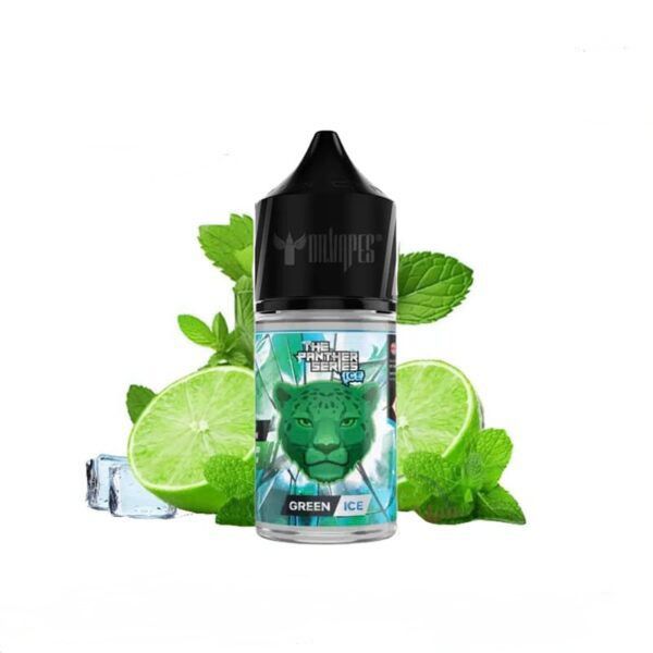 Dr Vapes Panther Series 30ml Salt Nic 30mg & 50mg Green Ice flavor bottle