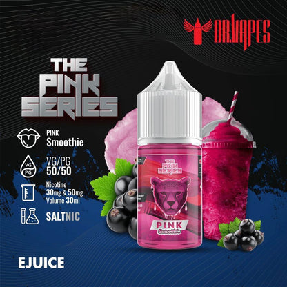 Dr Vapes Panther Series 30ml Salt Nic 30mg & 50mg Pink Smoothie flavor bottle
