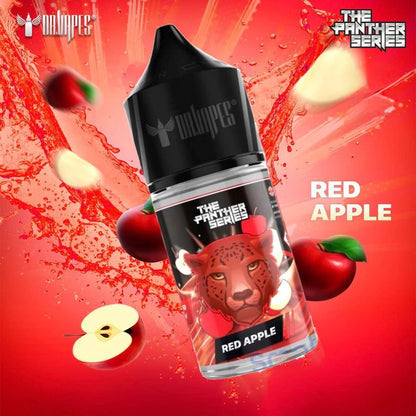 Dr Vapes Panther Series 30ml Salt Nic 30mg & 50mg Red Apple flavor bottle
