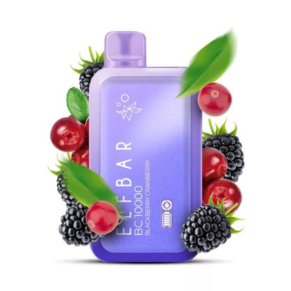 ELFBAR BC10000 Puffs Disposable Vape 20mg Nicotine with Blackberry Cranberry