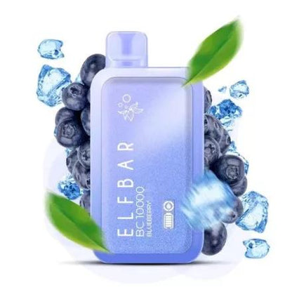 ELFBAR BC10000 Puffs Disposable Vape 20mg Nicotine with Blueberry Mint