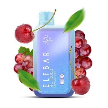 ELFBAR BC10000 Puffs Disposable Vape 20mg Nicotine with Grape Cherry