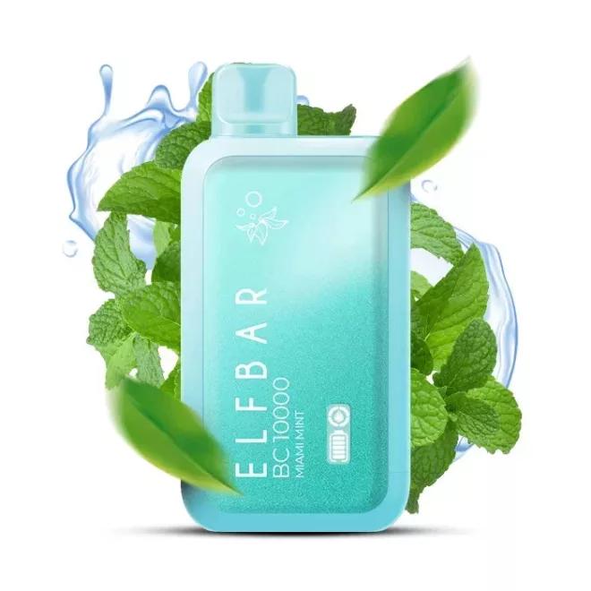 ELFBAR BC10000 Puffs Disposable Vape 20mg Nicotine with Miami Mint