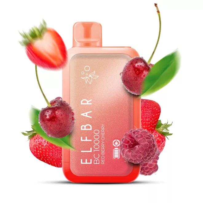 ELFBAR BC10000 Puffs Disposable Vape 20mg Nicotine with Red Berry Cherry