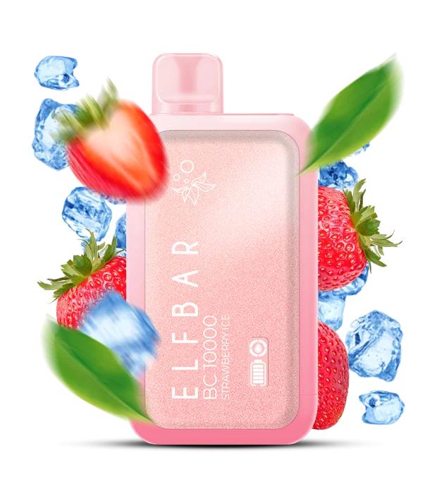 ELFBAR BC10000 Puffs Disposable Vape 20mg Nicotine with Strawberry Ice