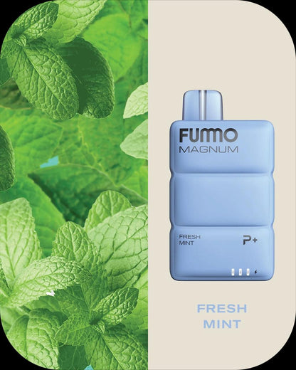 Fummo Magnum 8000 Puffs Disposable Vape 20mg Nicotine with Fresh Mint Flavor