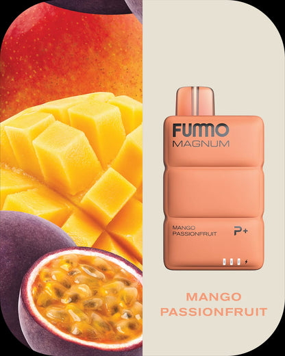 Fummo Magnum 8000 Puffs Disposable Vape 20mg Nicotine with Mango Passionfruit Flavor