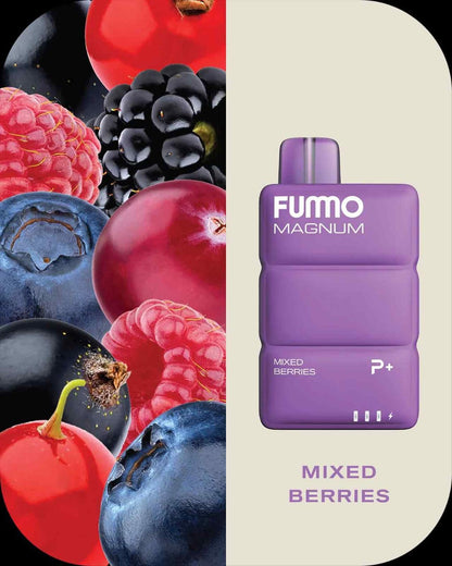 Fummo Magnum 8000 Puffs Disposable Vape 20mg Nicotine with Mixed Berries Flavor