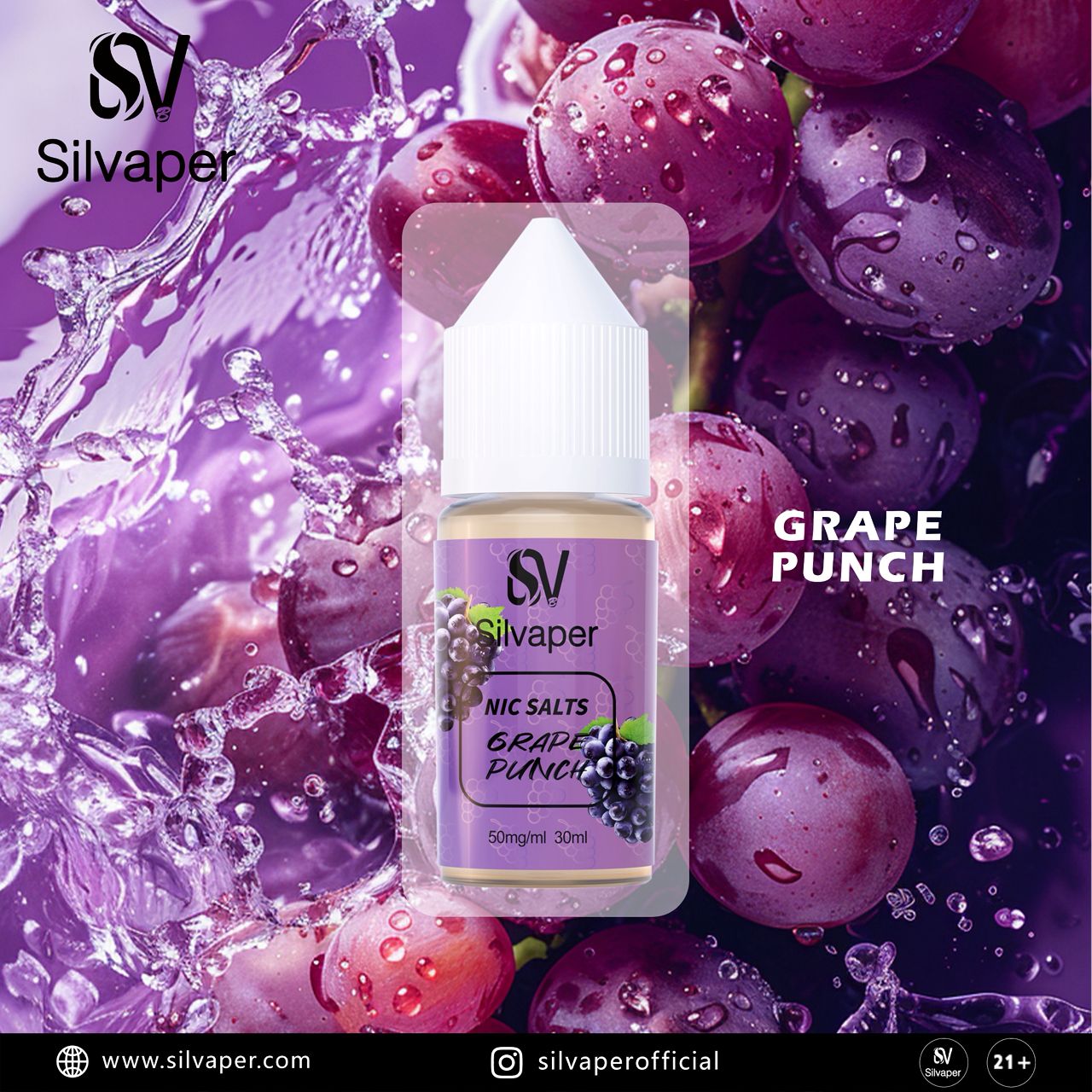 Silvaper Salt Nic 50mg E-liquid