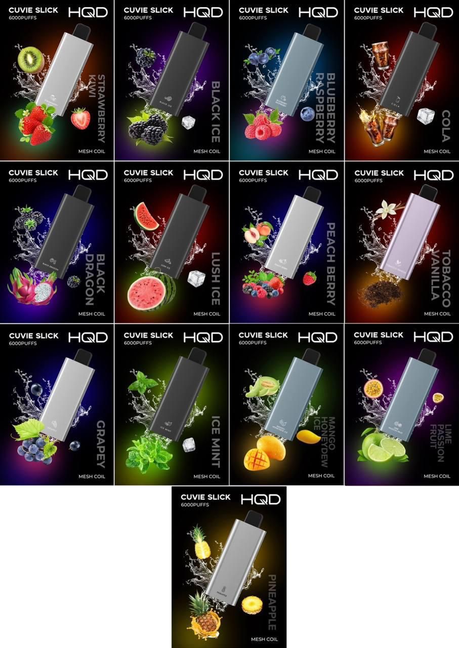 HQD Cuvie Slick 6000 Puff Disposable Vape