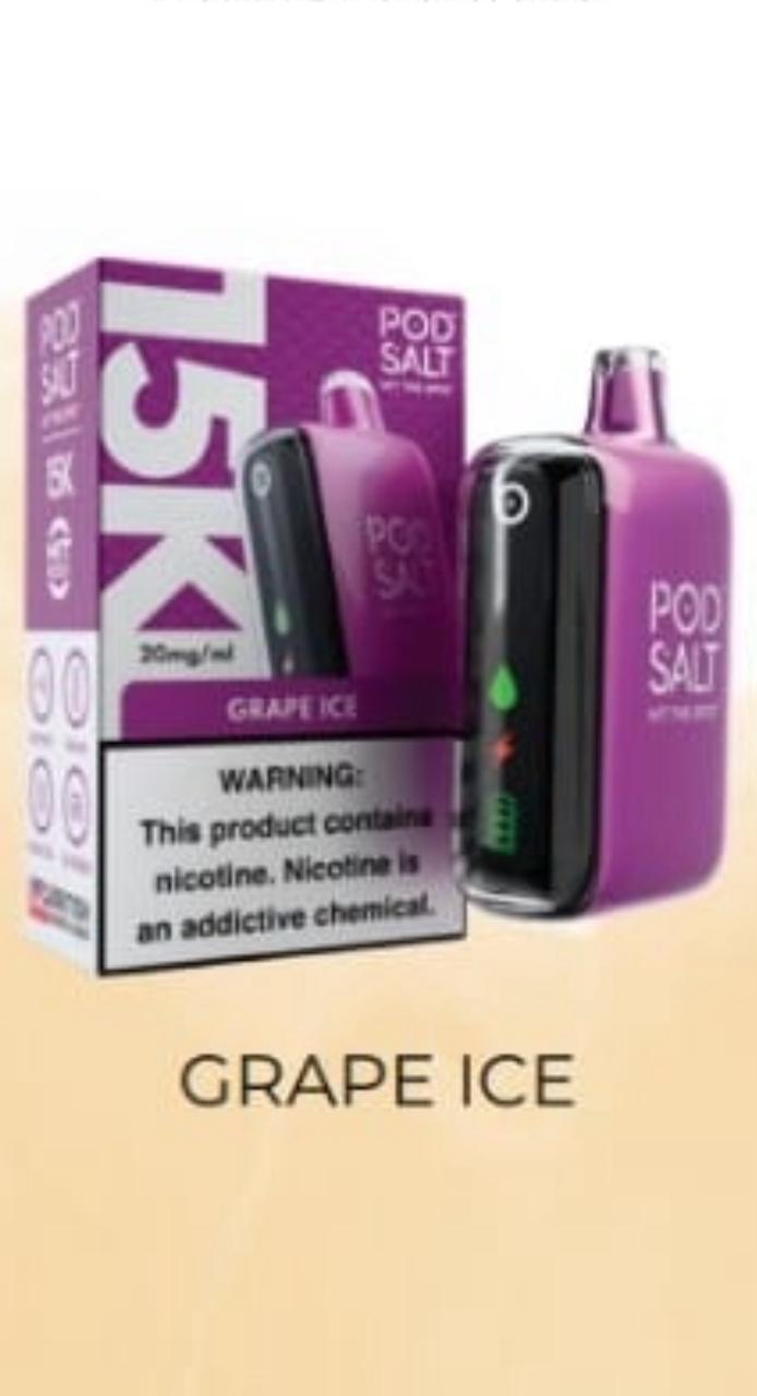 Pod Salt 15000 Puffs Disposable Vape 20mg Nicotine Salt