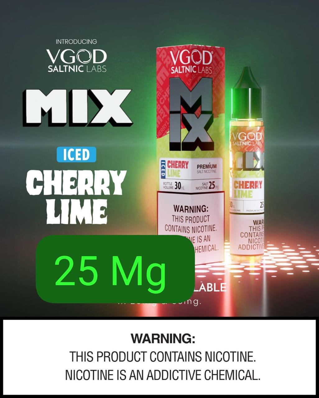 VGOD SaltNic e-liquids 25 mg and 50 mg