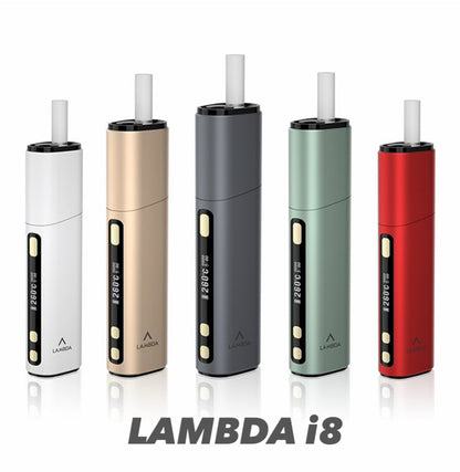 Lambda i8 HNB Device for TEREA Sticks 4 different colors on a white background