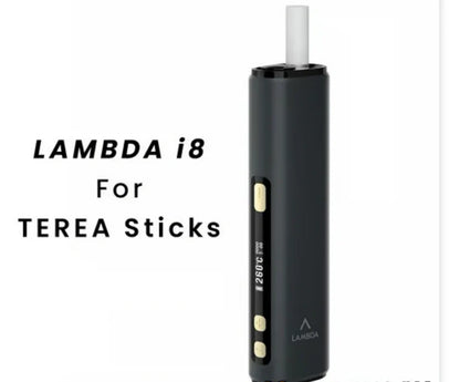 Lambda i8 HNB Device for TEREA Sticks Black color on a white background