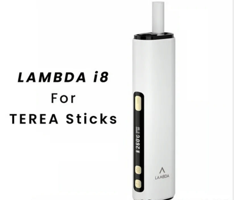 Lambda i8 HNB Device for TEREA Sticks White color on a white background