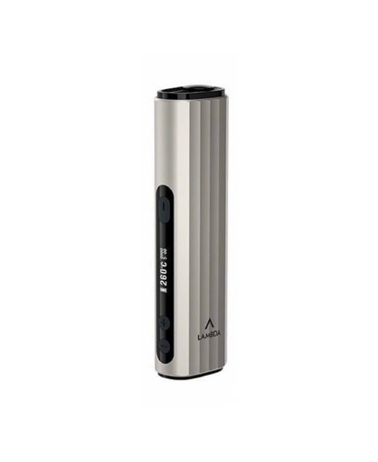 Lambda i9 HNB Device for TEREA Sticks silver metallic color device on a white background