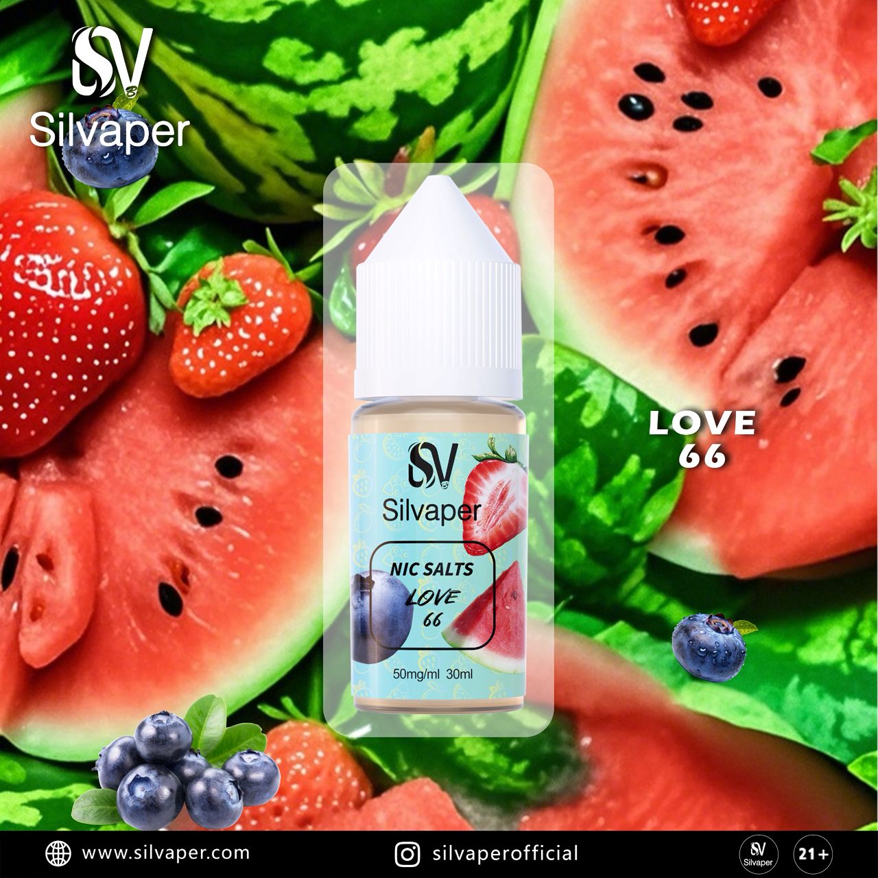 Silvaper Salt Nic 50mg E-liquid